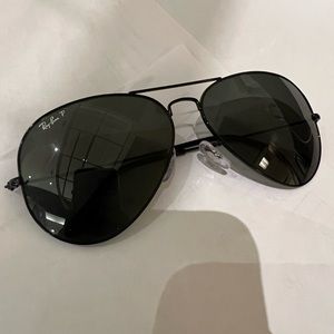 Rayban polarized aviators